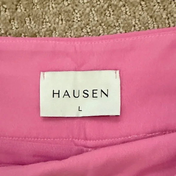 Vibrant Pink High Waist Women's Shorts - Picture 5 of 6